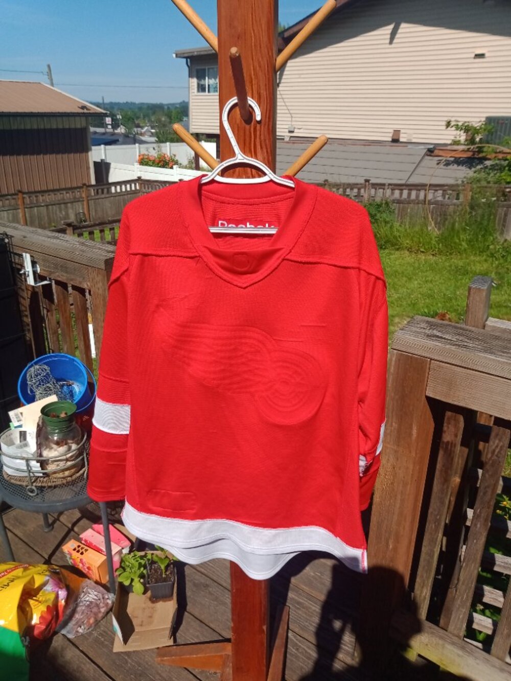 Pavel Datsyuk Reebok Detroit Red Wings NHL hockey jersey - Picture 14 of 15